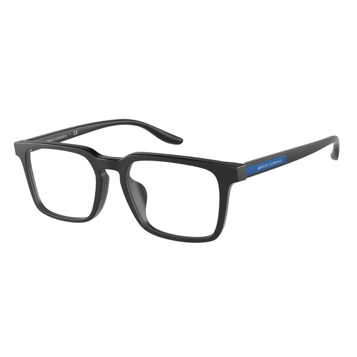 Armani Exchange Men's Sunglasses  Black Demo Lens Plastic Plastic  0AX3081F 8078 53