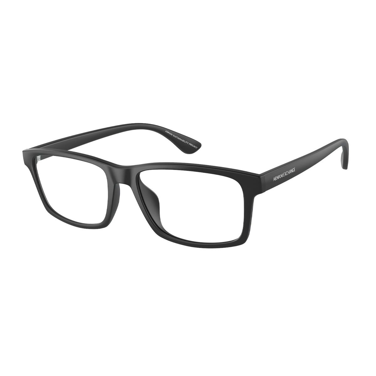 Armani Exchange Men's Sunglasses  Black Demo Lens Plastic Plastic  0AX3083U 8078 54