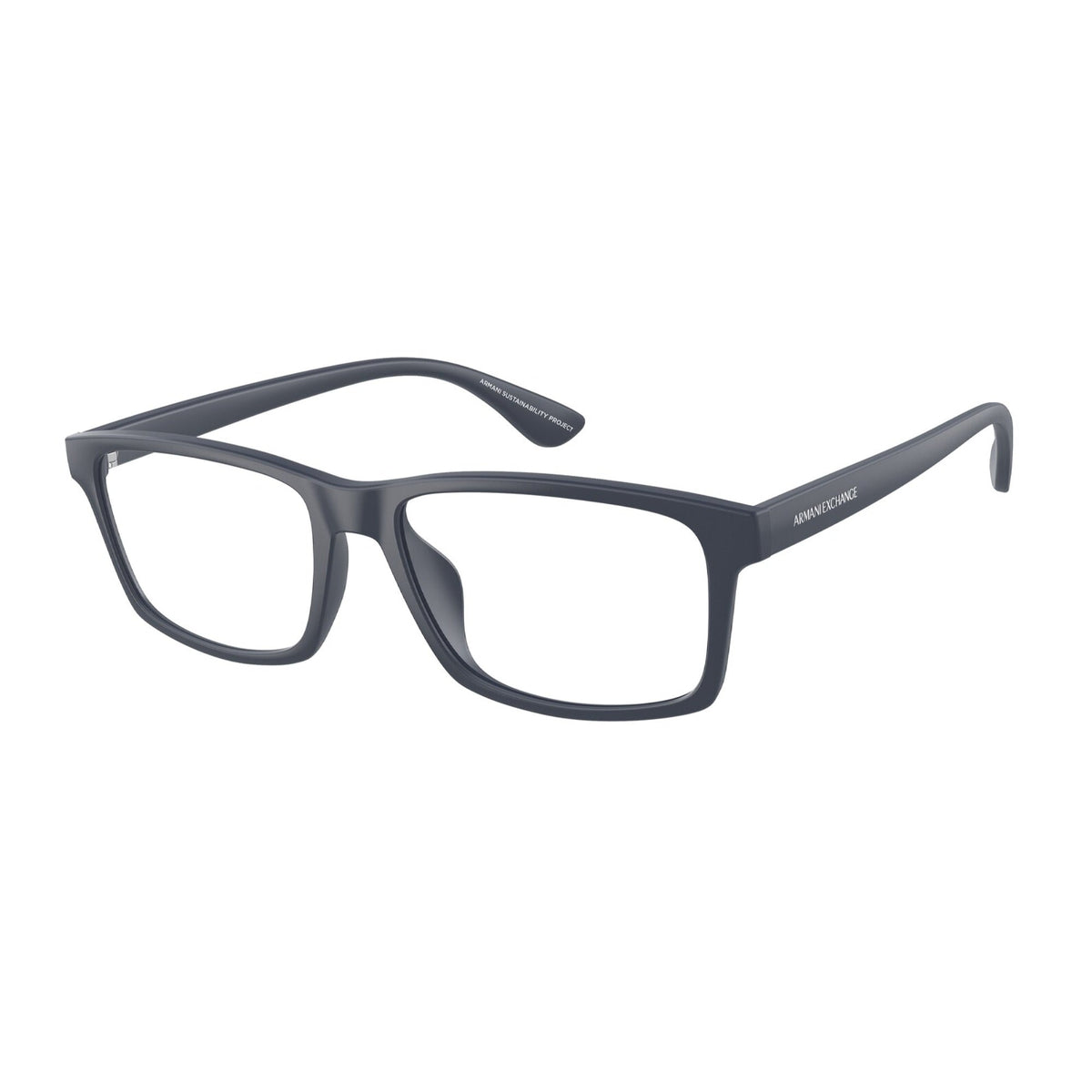 Armani Exchange Men's Sunglasses  Blue Demo Lens Plastic Plastic  0AX3083U 8181 54