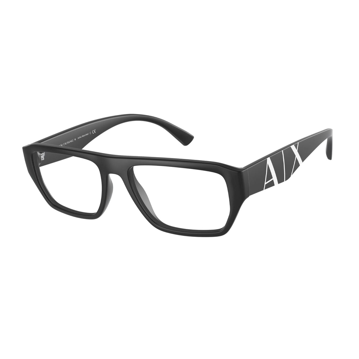 Armani Exchange Men's Sunglasses  Black Demo Lens Plastic Plastic  0AX3087 8078 54