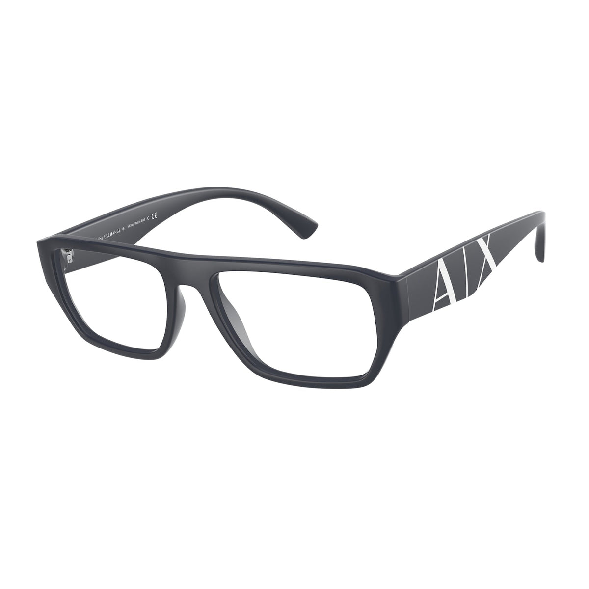 Armani Exchange Men's Sunglasses  Blue Demo Lens Plastic Plastic  0AX3087 8181 54