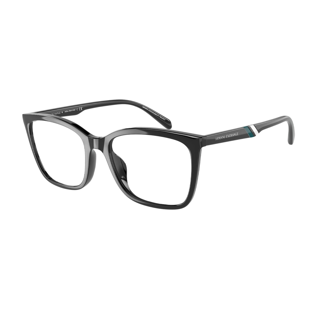 Armani Exchange Women's Sunglasses  Black Demo Lens Plastic Plastic  0AX3088U 8158 54