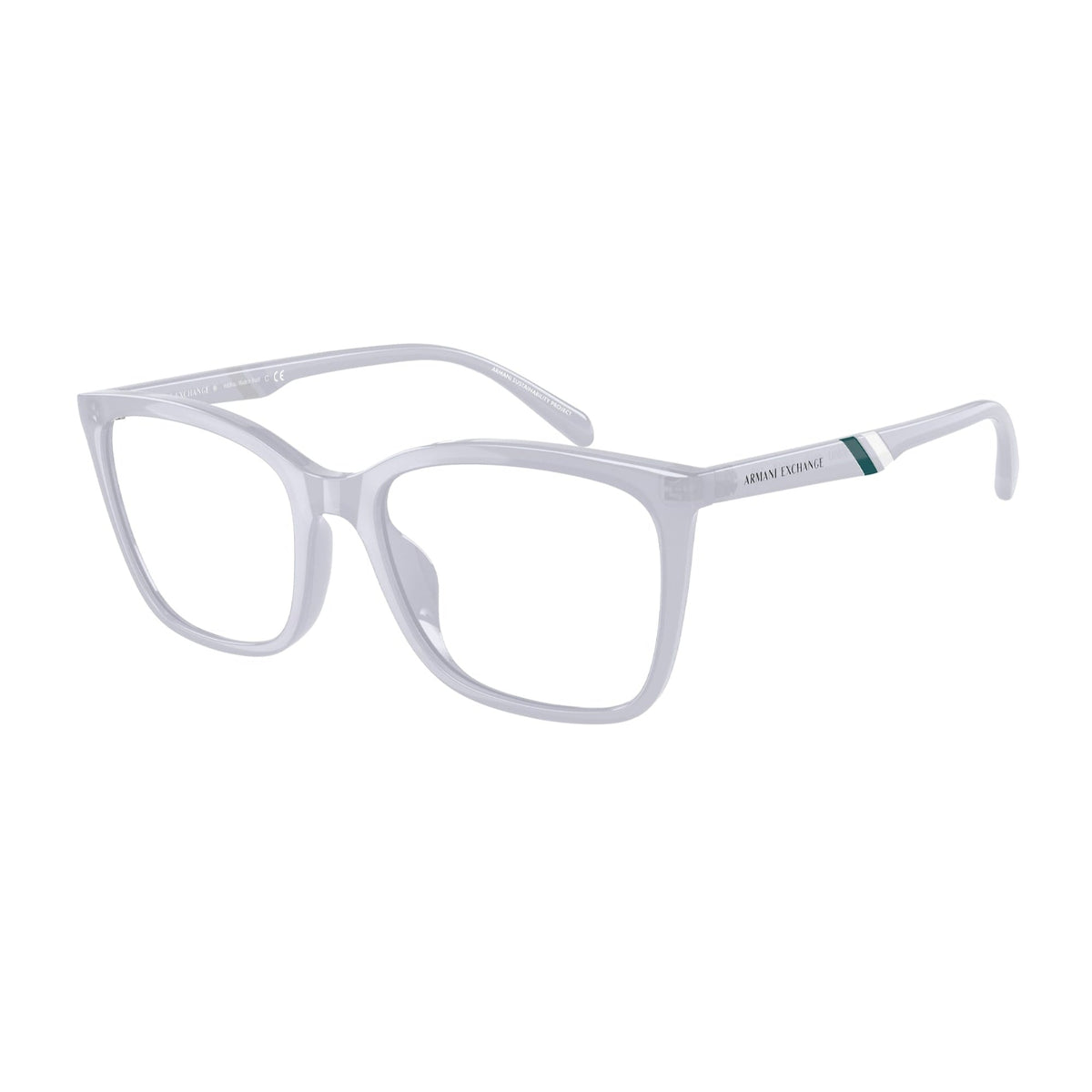 Armani Exchange Women's Sunglasses  Light Blue Demo Lens Plastic Plastic  0AX3088U 8210 54
