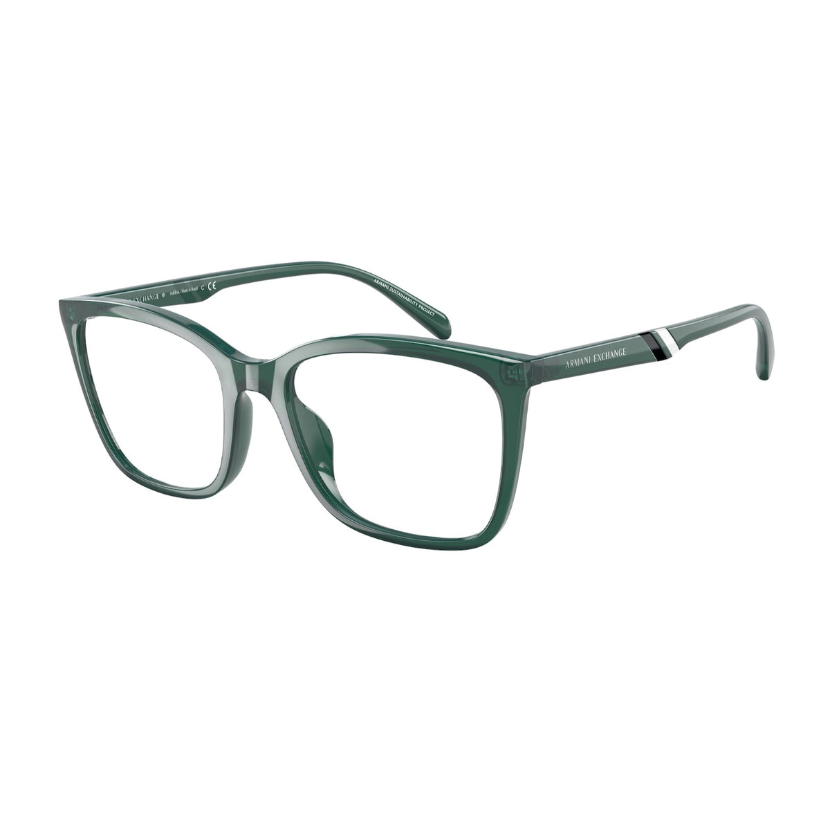 Armani Exchange Women's Sunglasses  Green Demo Lens Plastic Plastic  0AX3088U 8242 54