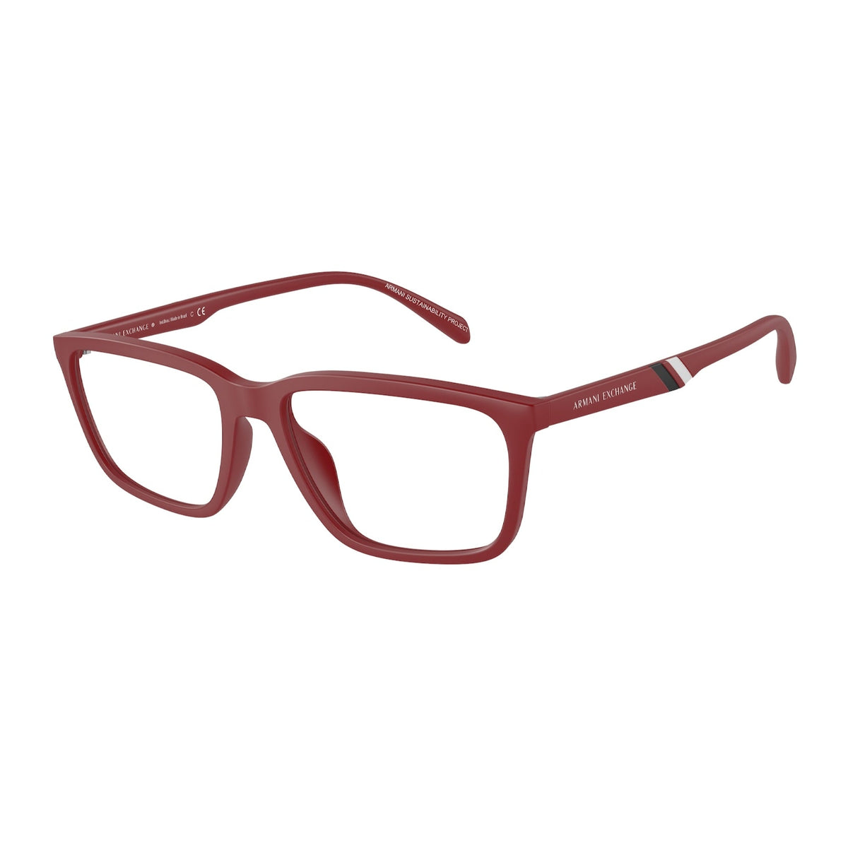Armani Exchange Men's Sunglasses  Red Demo Lens Plastic Plastic  0AX3089U 8098 55