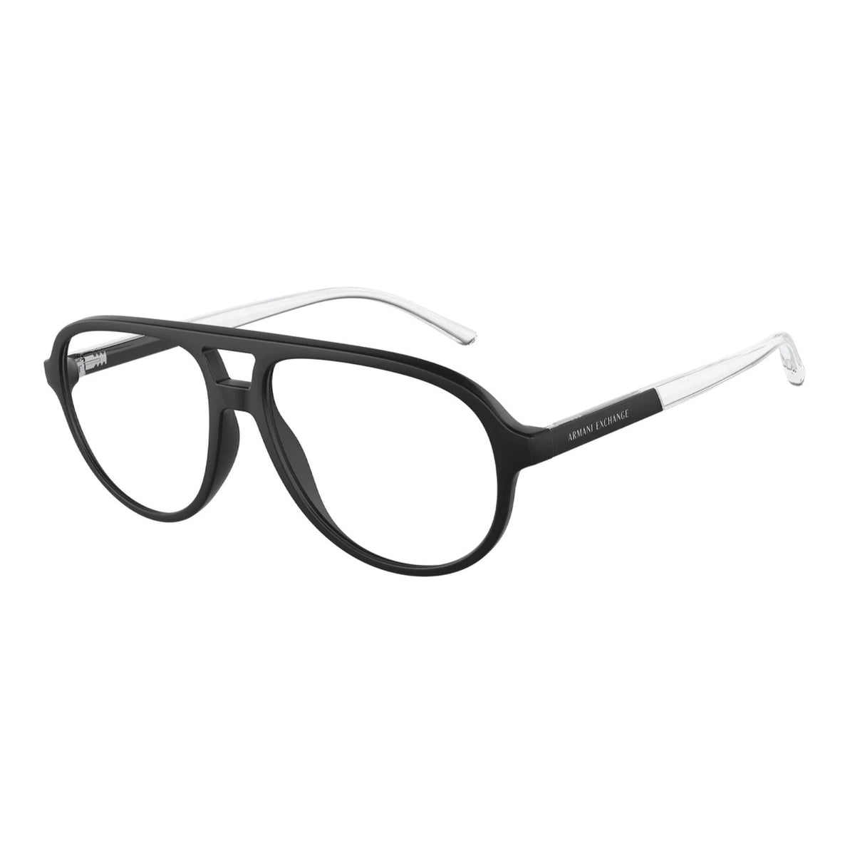 Armani Exchange Men's Sunglasses  Clear Demo Lens Plastic Plastic  0AX3090 8078 55
