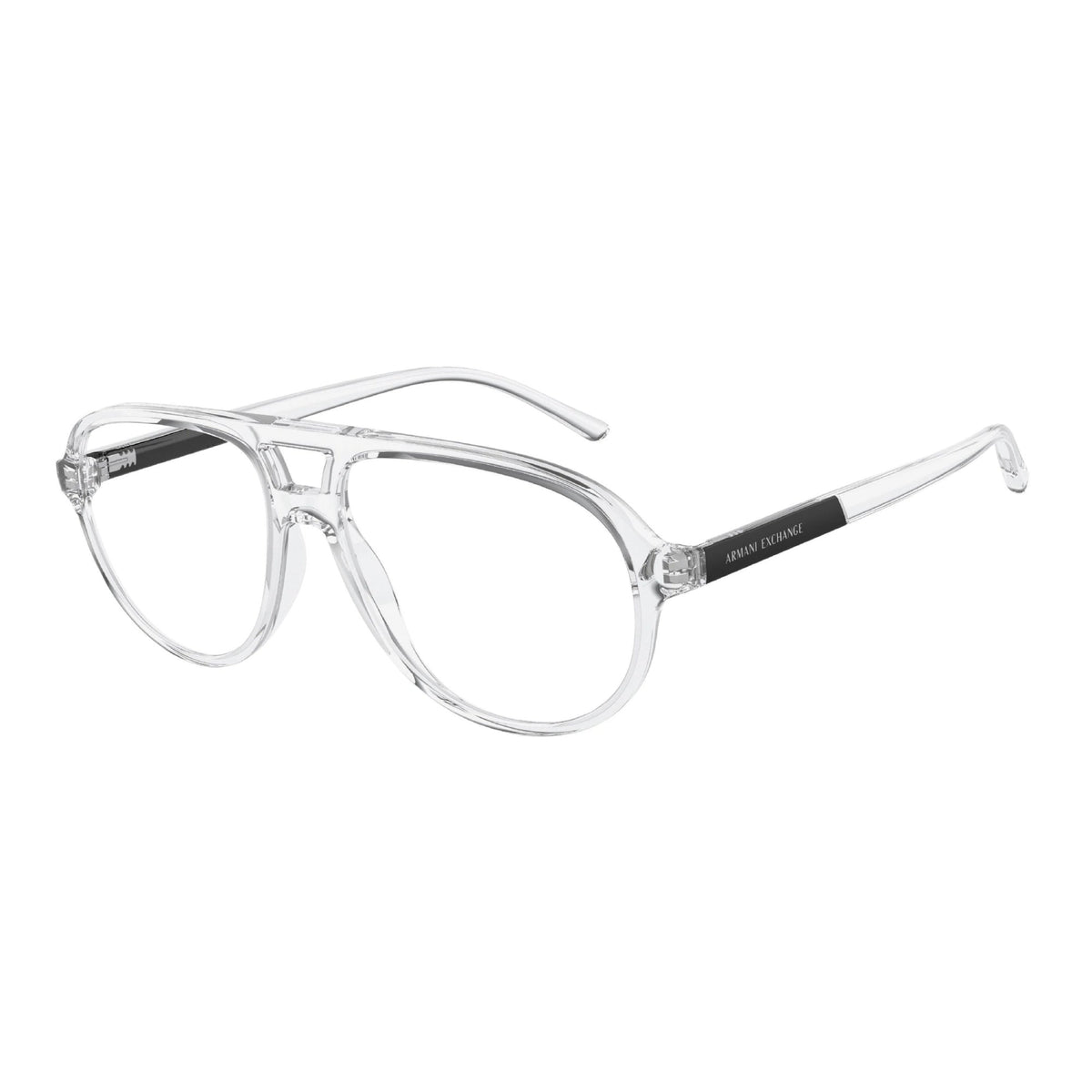 Armani Exchange Men's Sunglasses  Clear Demo Lens Plastic Plastic  0AX3090 8235 55