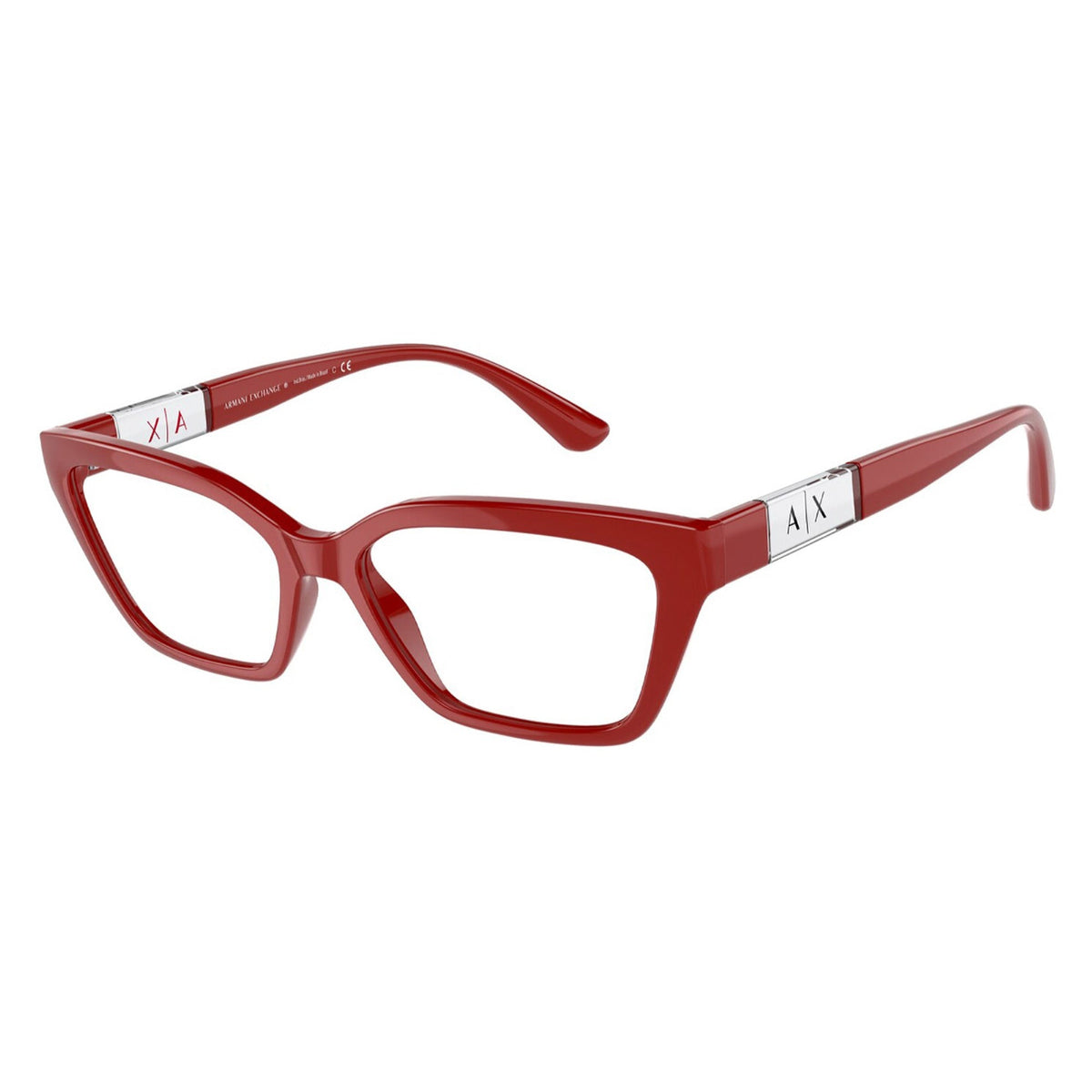 Armani Exchange Women's Sunglasses  Red Demo Lens Plastic Plastic  0AX3092 8088 54
