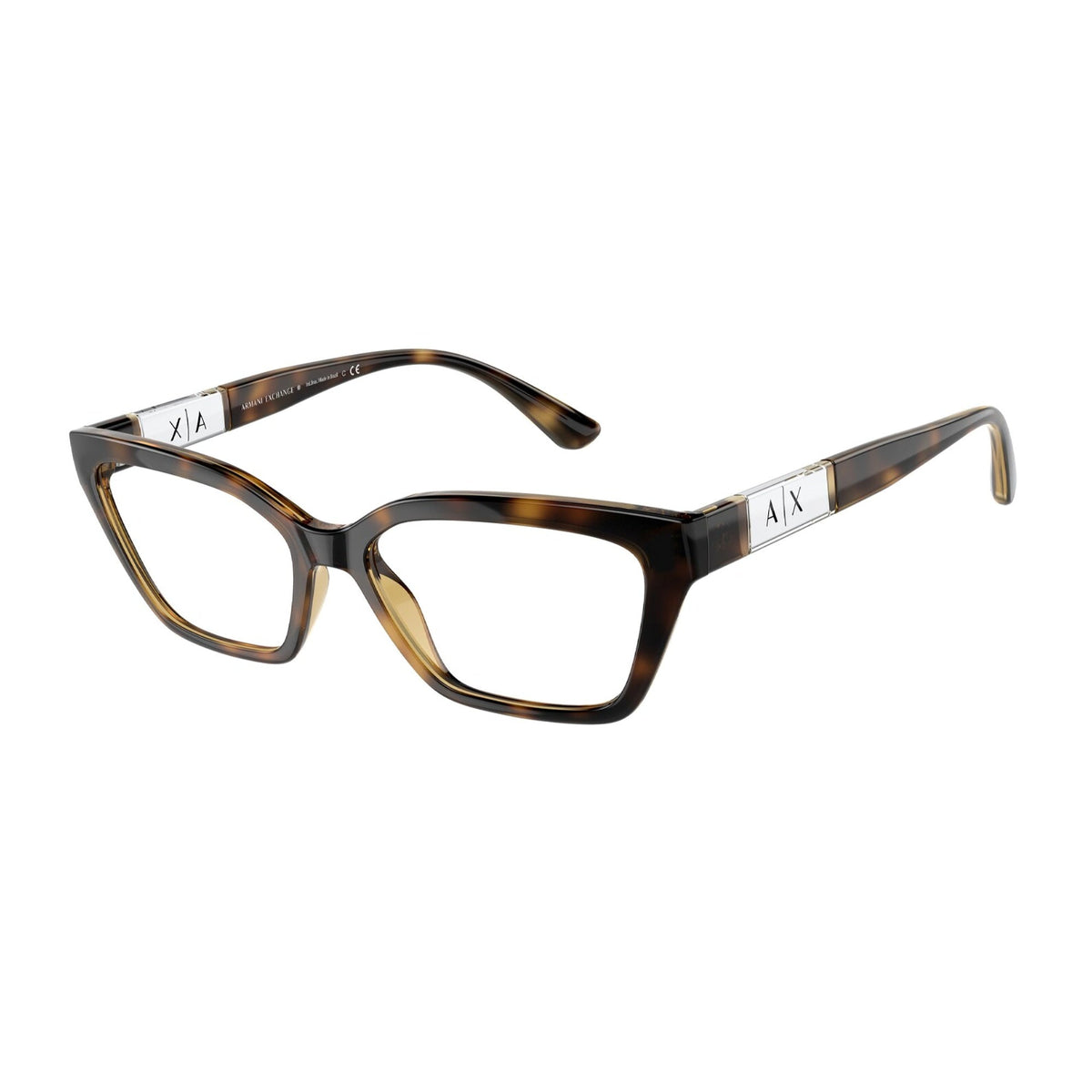 Armani Exchange Women's Sunglasses  Havana Demo Lens Plastic Plastic  0AX3092 8213 54