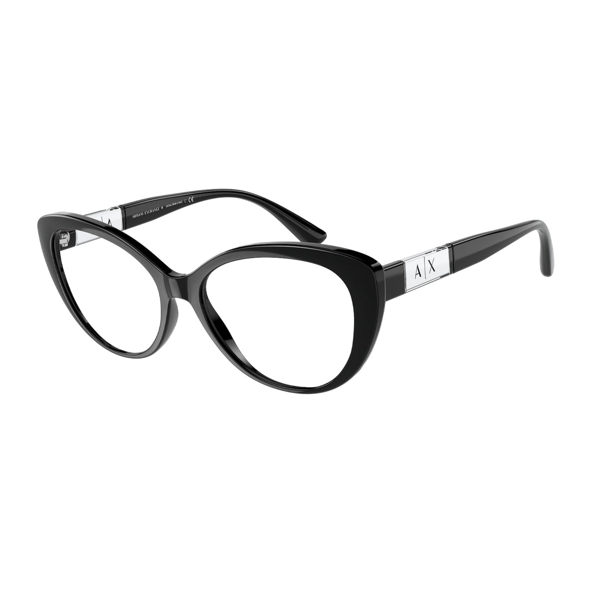 Armani Exchange Women's Sunglasses  Black Demo Lens Plastic Plastic  0AX3093 8158 54