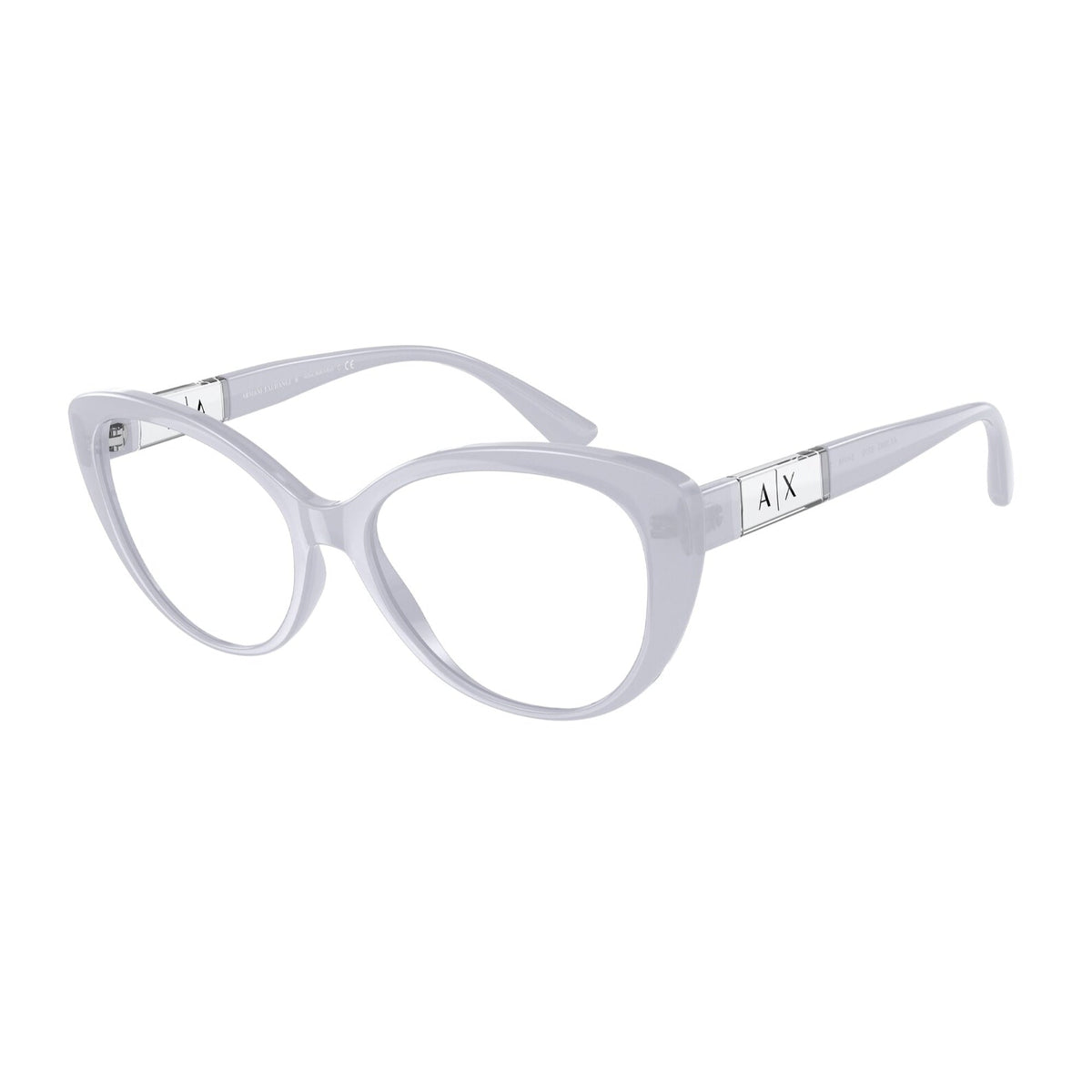 Armani Exchange Women's Sunglasses  Light Blue Demo Lens Plastic Plastic  0AX3093 8210 54