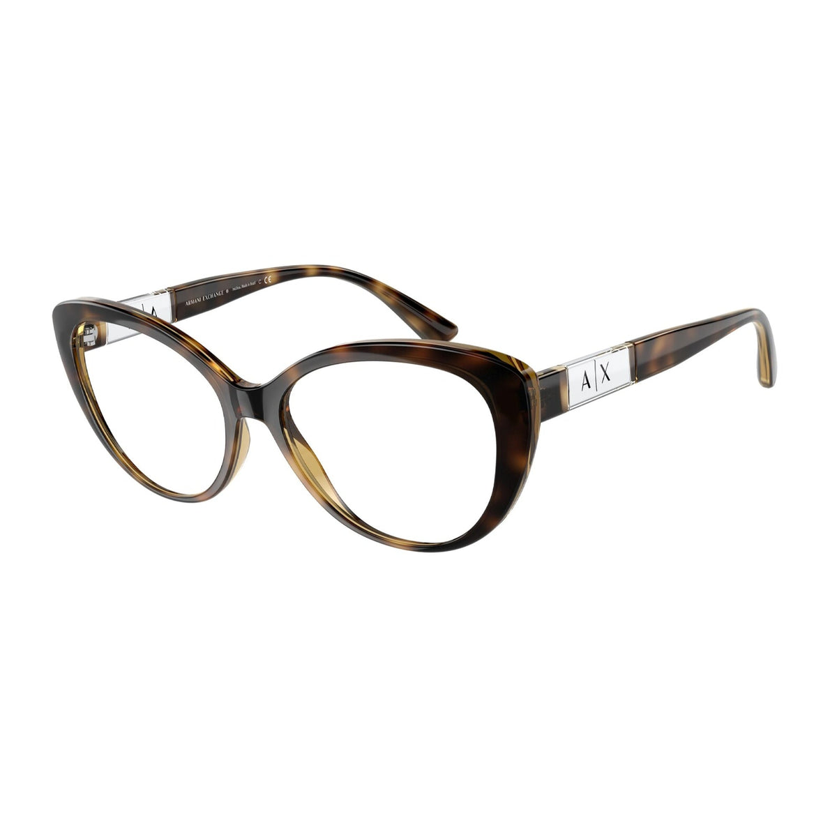 Armani Exchange Women's Sunglasses  Havana Demo Lens Plastic Plastic  0AX3093 8213 54