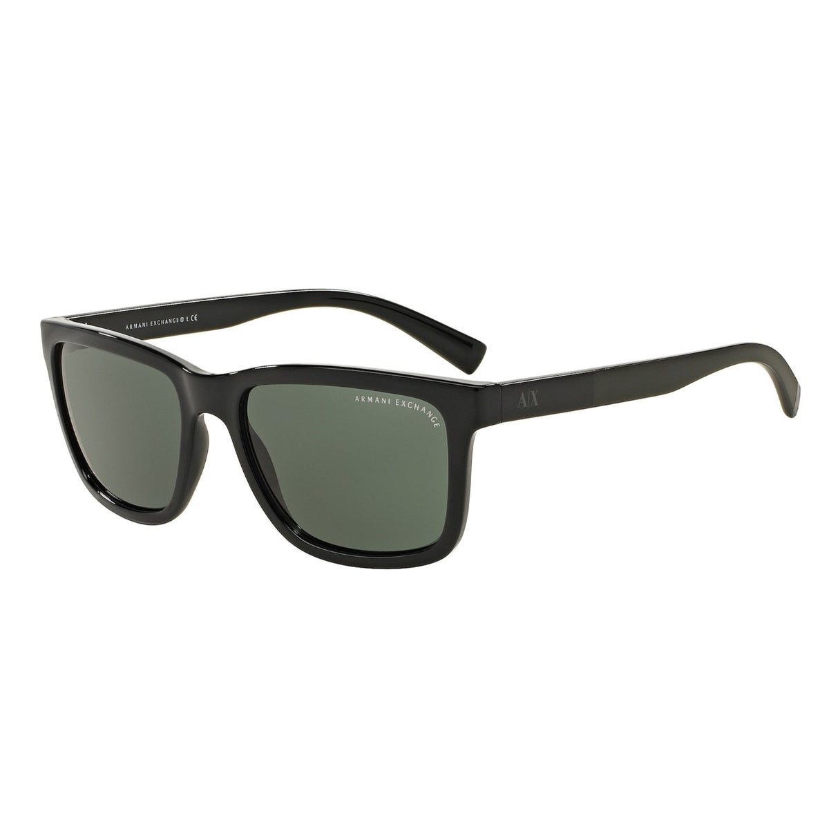 Armani Exchange Men's Sunglasses  Black Green Plastic Plastic  0AX4045S 817871 56