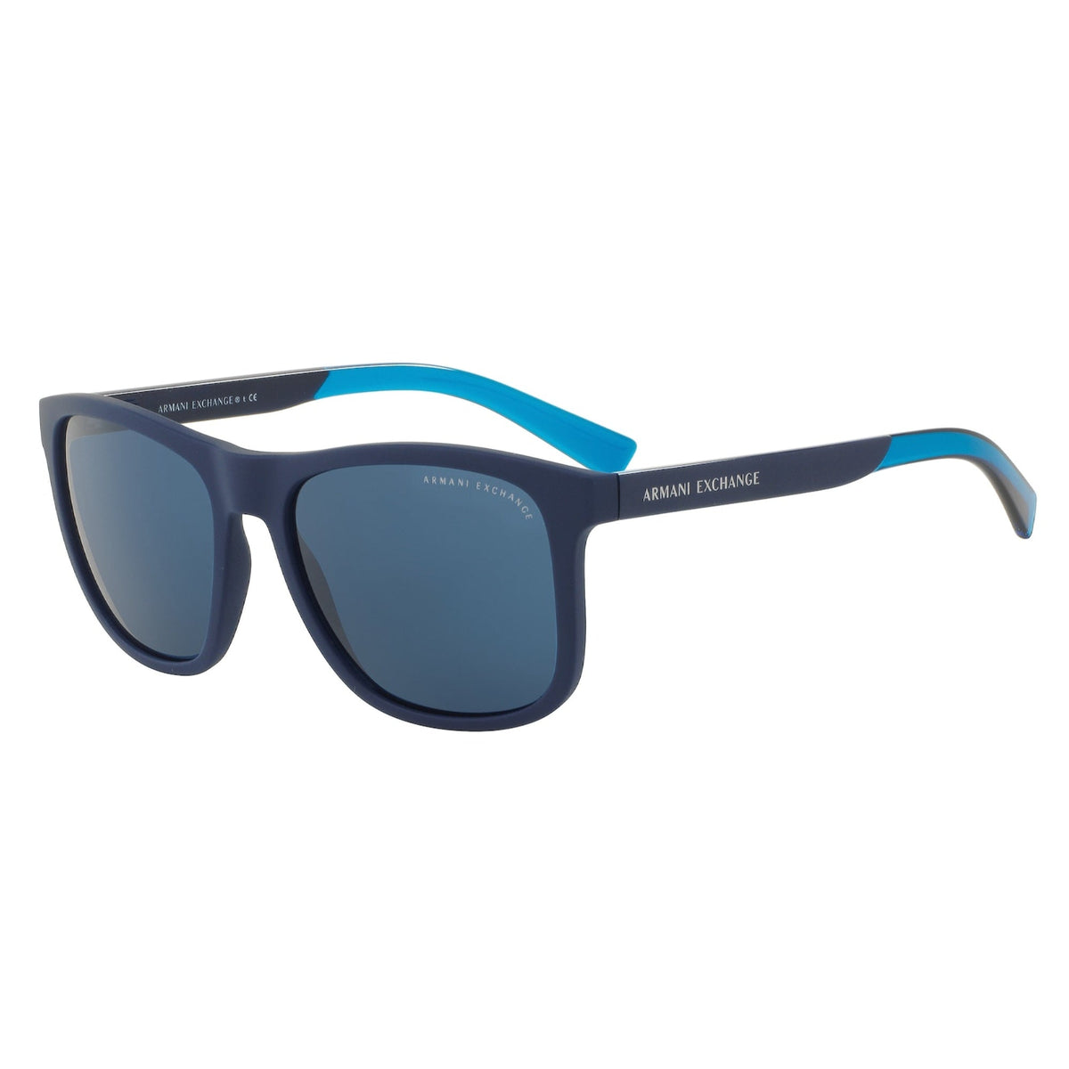 Armani Exchange Men's Sunglasses  Blue Blue Plastic Plastic  0AX4049SF 818380 57