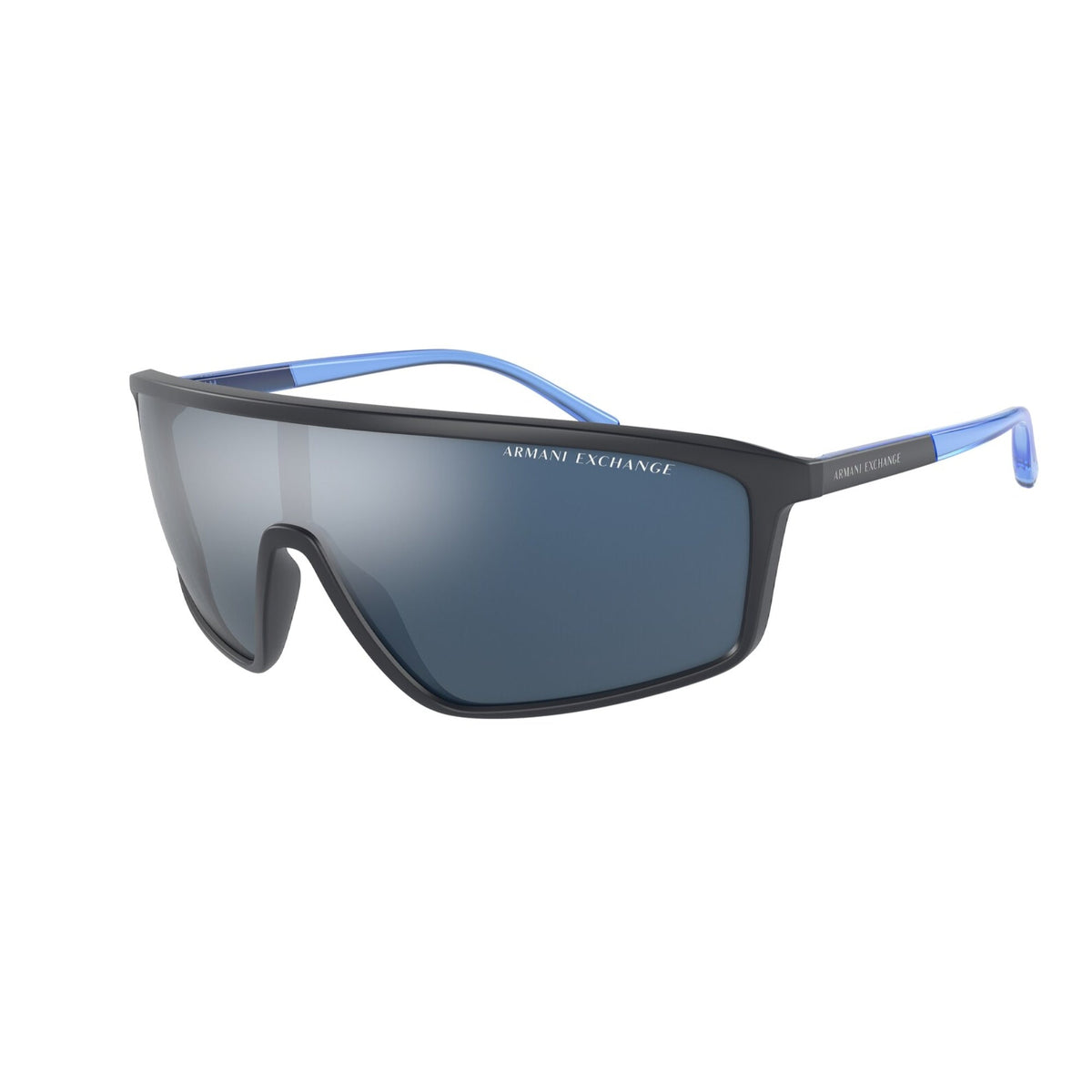 Armani Exchange Men's Sunglasses  Blue Dark Blue Mirror Blue Plastic Plastic  0AX4119S 818155 37