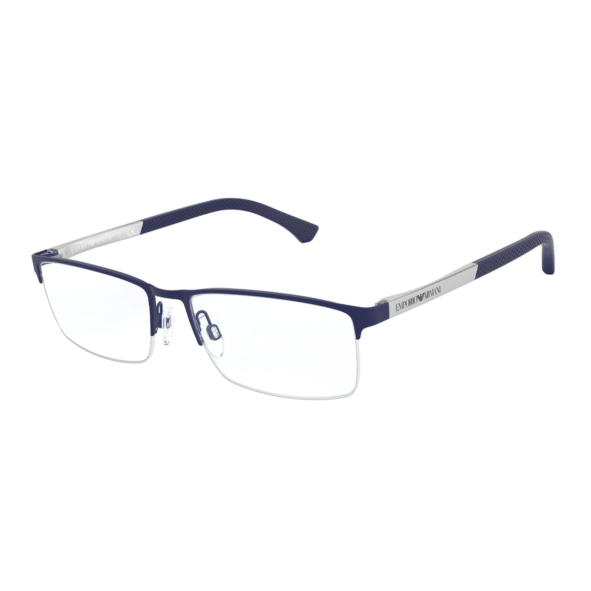 Emporio Armani Men's Sunglasses  Blue Demo Lens Metal Metal  0EA1041 3131 53