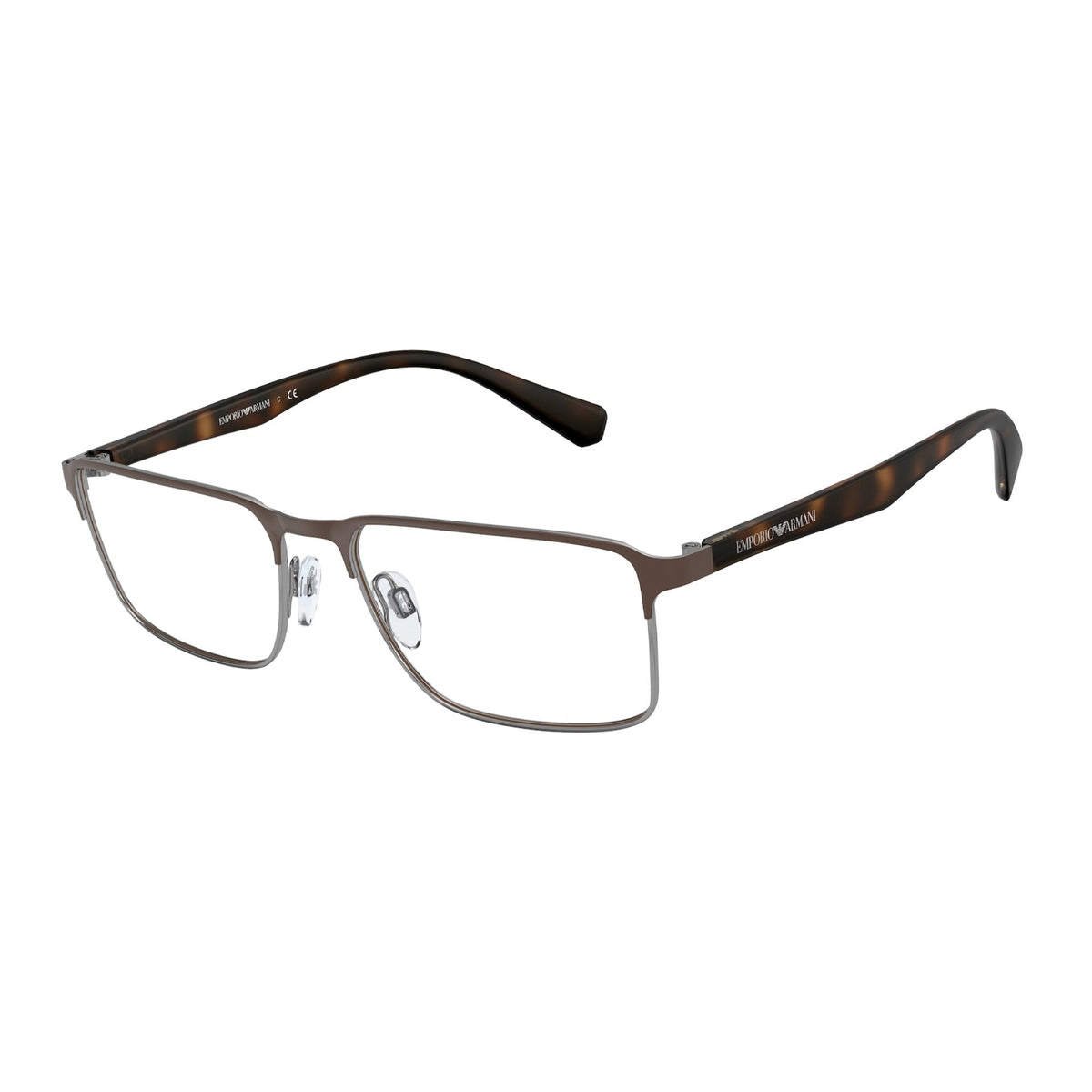 Emporio Armani Men's Sunglasses  Brown Demo Lens Metal Metal  0EA1046 3179 53