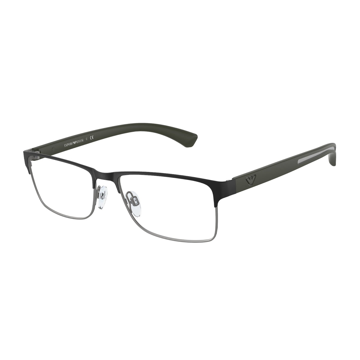 Emporio Armani Men&#39;s Sunglasses  Black Demo Lens Metal Metal  0EA1052 3070 53