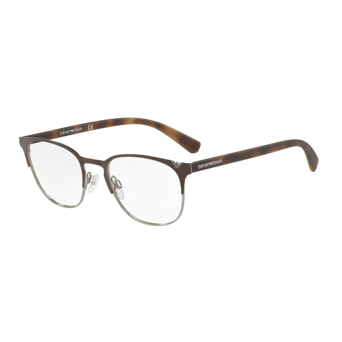 Emporio Armani Men's Sunglasses  Brown Demo Lens Metal Metal  0EA1059 3179 53