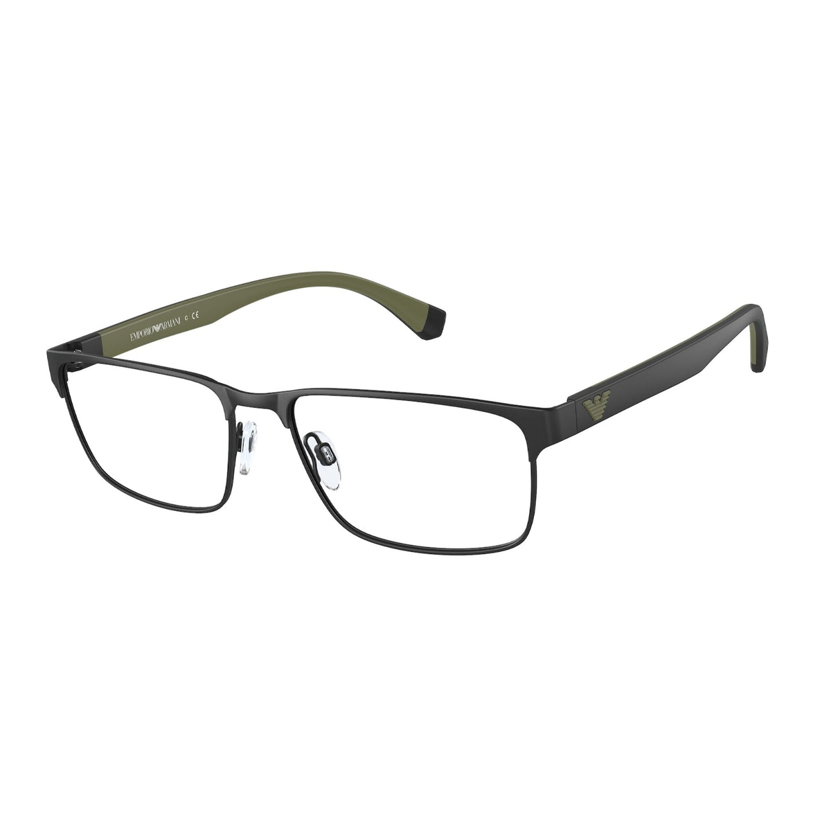 Emporio Armani Men's Sunglasses  Black Demo Lens Metal Metal  0EA1105 3001 56