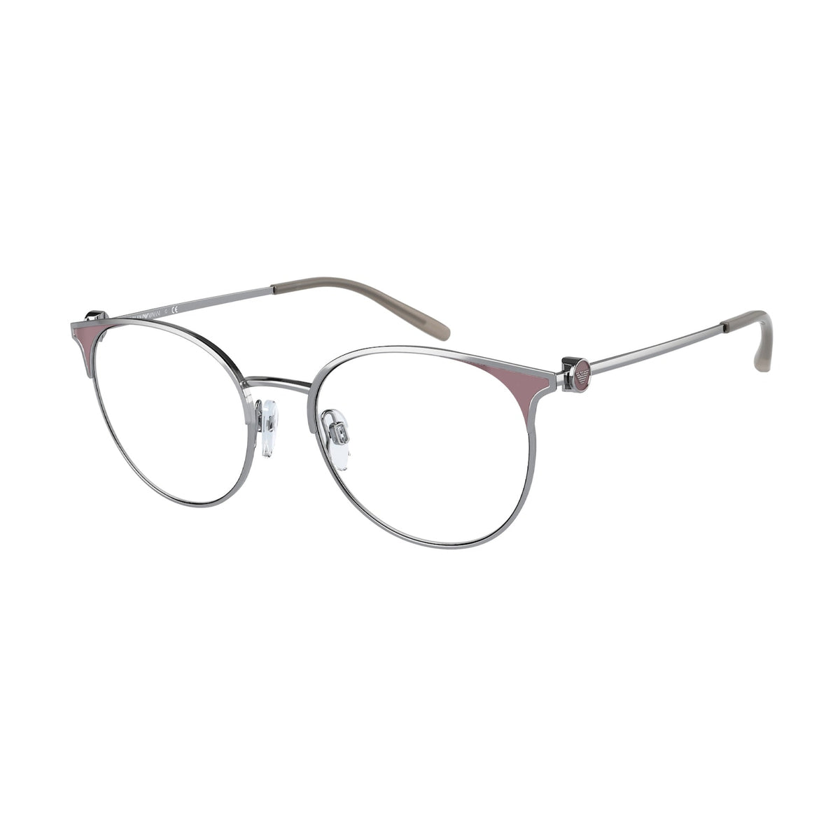 Emporio Armani Women's Sunglasses  Silver Demo Lens Metal Metal  0EA1118 3015 53