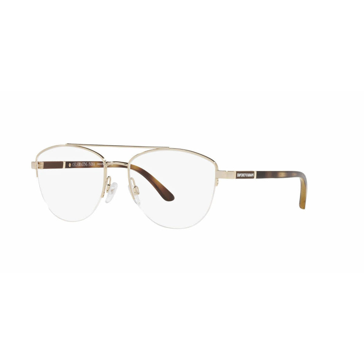 Emporio Armani Men's Sunglasses  Gold Demo Lens Metal Metal  0EA1119 3013 54