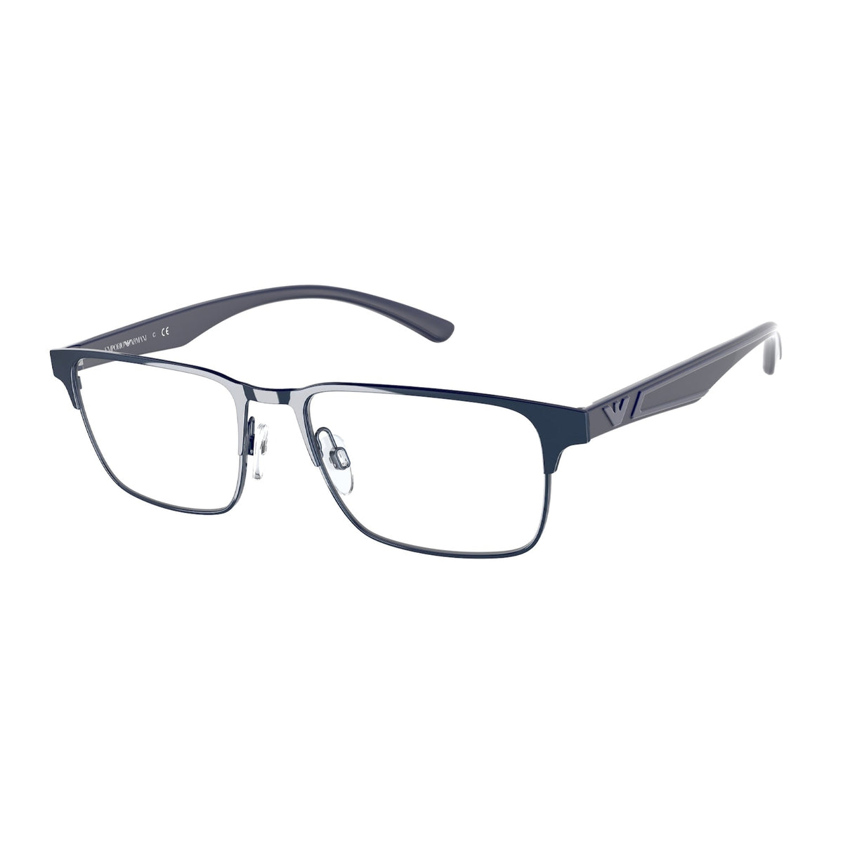 Emporio Armani Men's Sunglasses  Blue Demo Lens Metal Metal  0EA1121 3019 55
