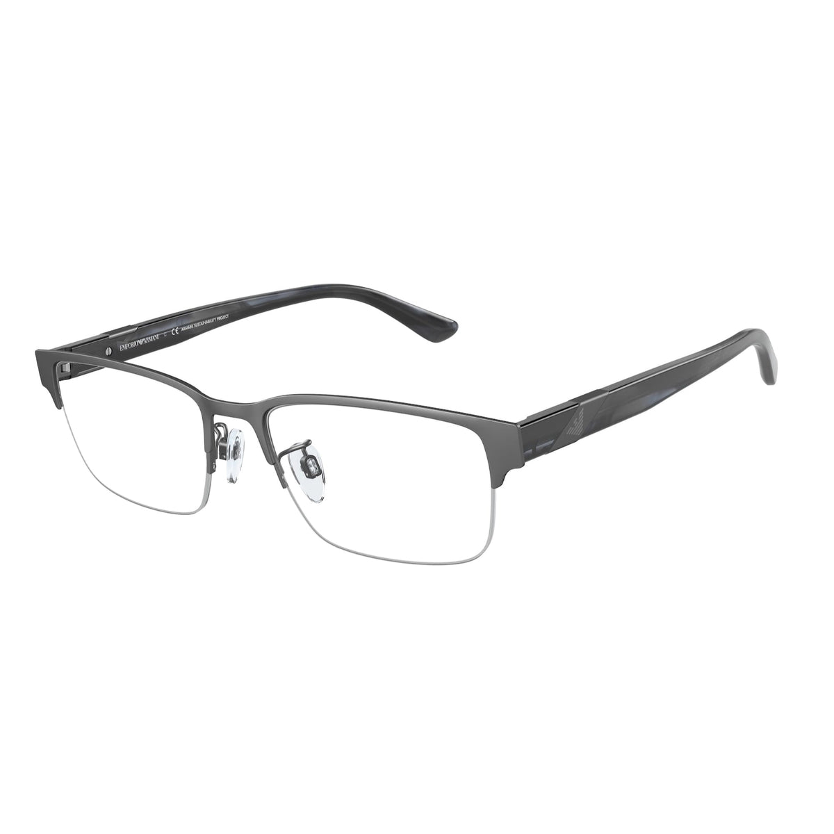 Emporio Armani Men's Sunglasses  Gunmetal Demo Lens Metal Metal  0EA1129 3003 55