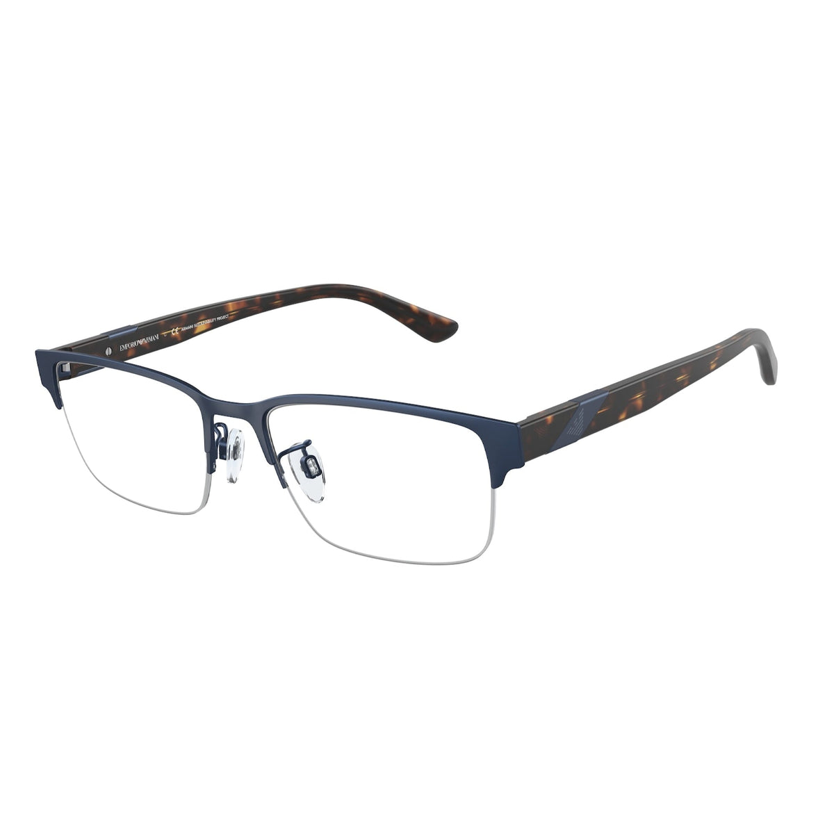 Emporio Armani Men's Sunglasses  Blue Demo Lens Metal Metal  0EA1129 3018 53