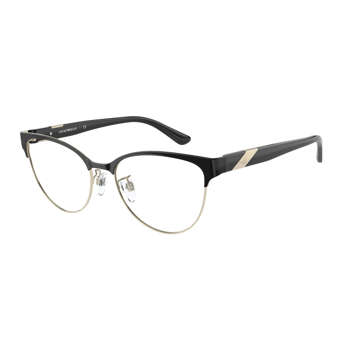 Emporio Armani Women's Sunglasses  Black Demo Lens Metal Metal  0EA1130 3014 54