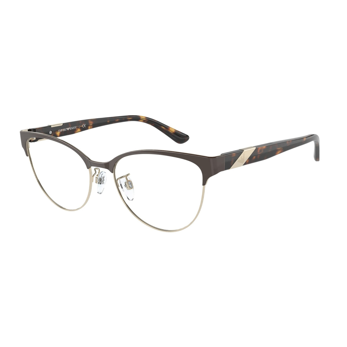 Emporio Armani Women's Sunglasses  Brown Demo Lens Metal Metal  0EA1130 3063 52