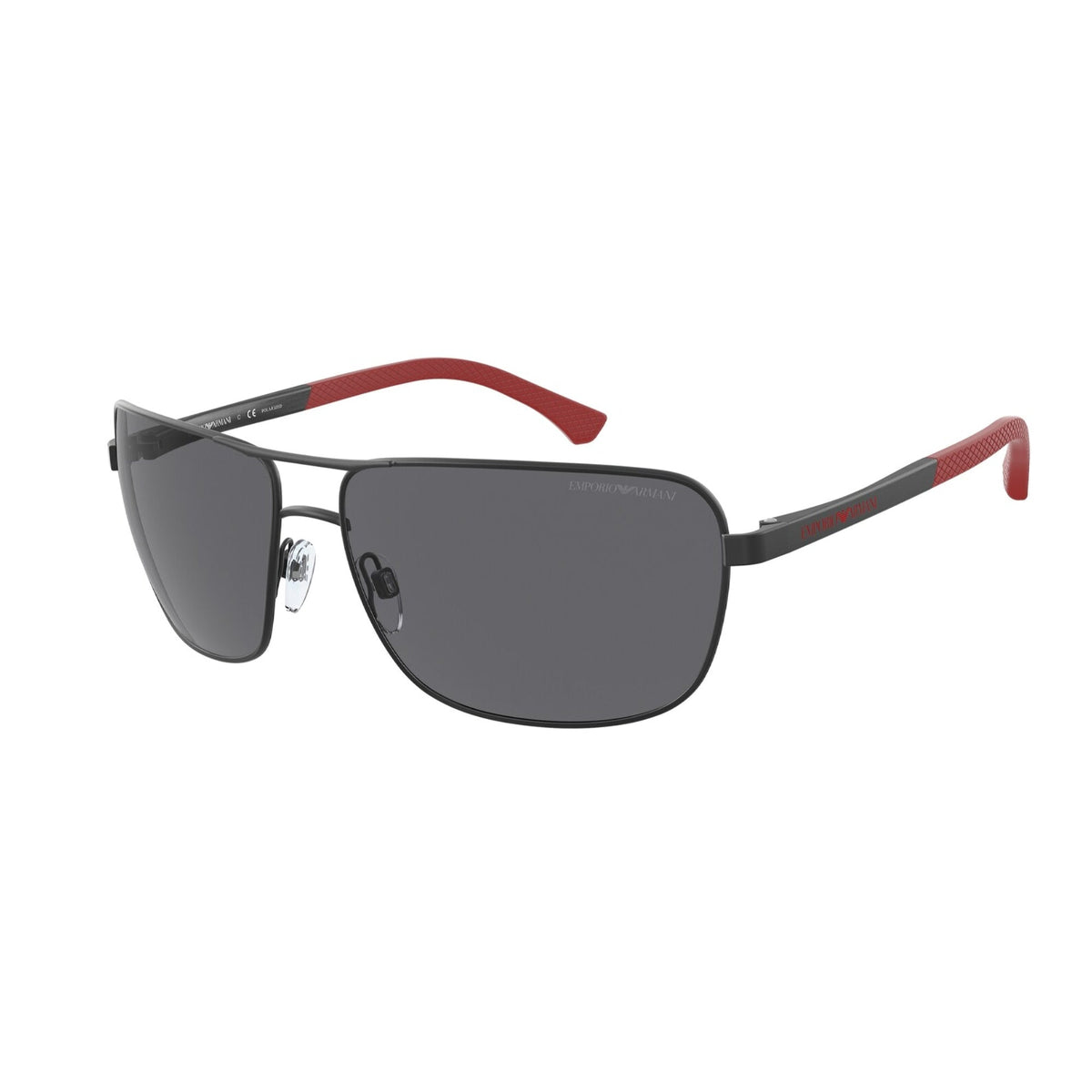 Emporio Armani Men's Sunglasses  Black Polar Grey Metal Metal  0EA2033 300181 64