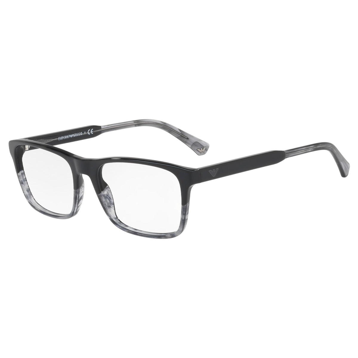 Emporio Armani Men's Sunglasses  Black Demo Lens Plastic Plastic  0EA3120 5566 55