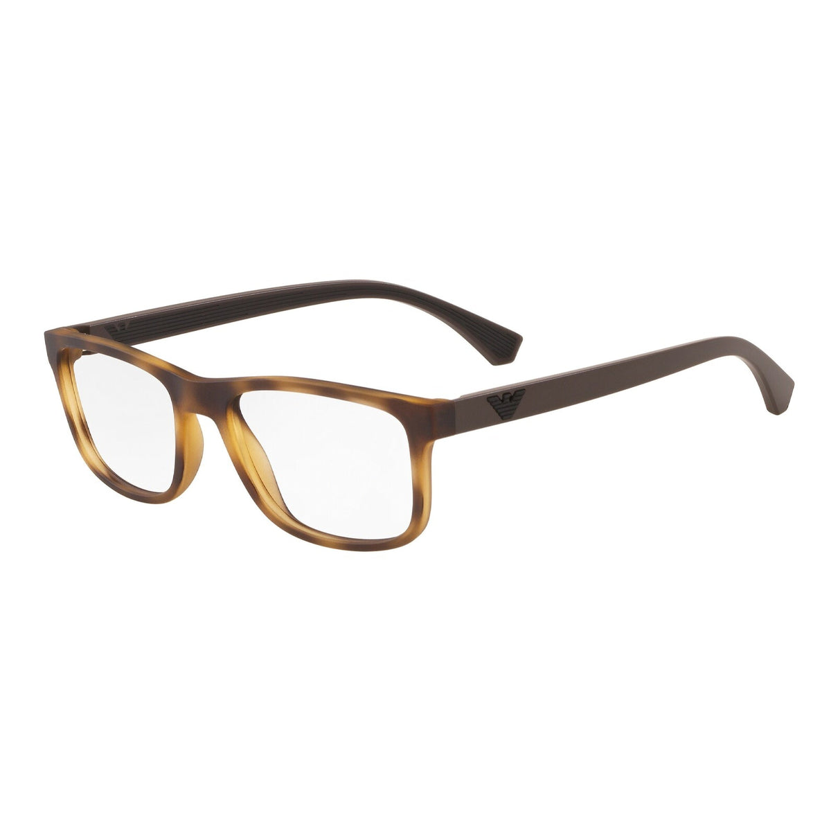 Emporio Armani Men's Sunglasses  Havana Demo Lens Plastic Plastic  0EA3147F 5089 55
