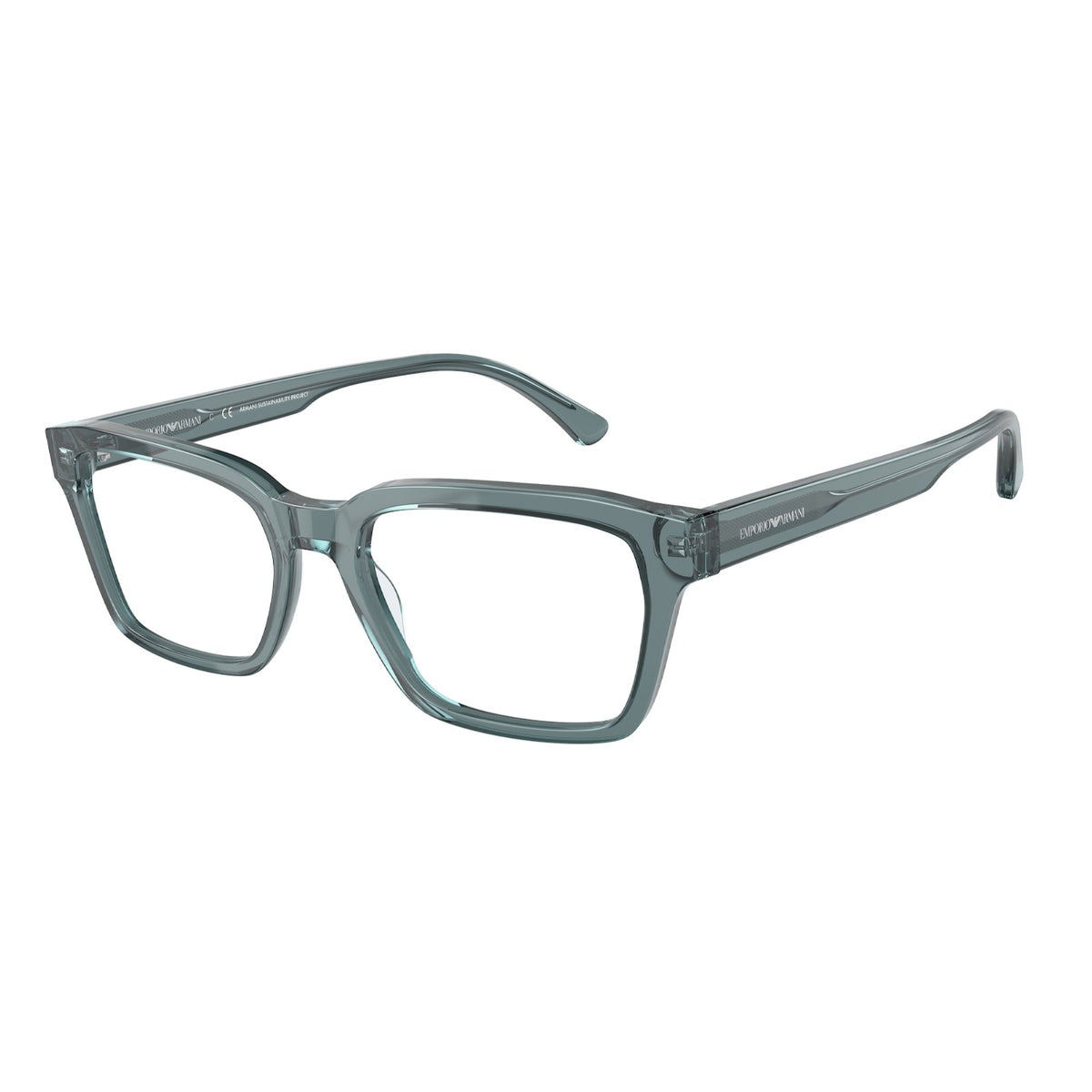 Emporio Armani Men's Sunglasses  Blue Demo Lens Plastic Plastic  0EA3192 5911 53