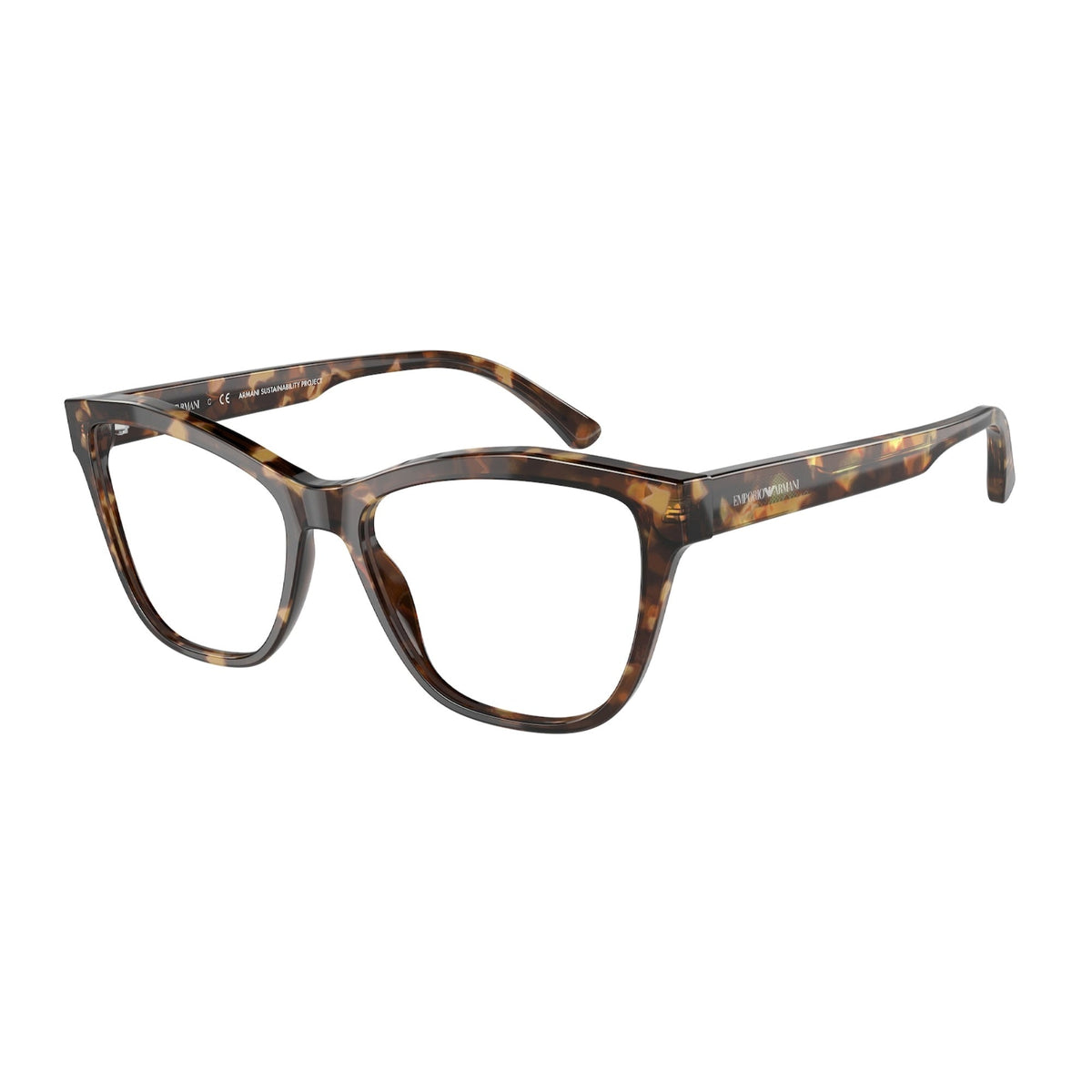 Emporio Armani Women's Sunglasses  Havana Demo Lens Plastic Plastic  0EA3193 5025 52