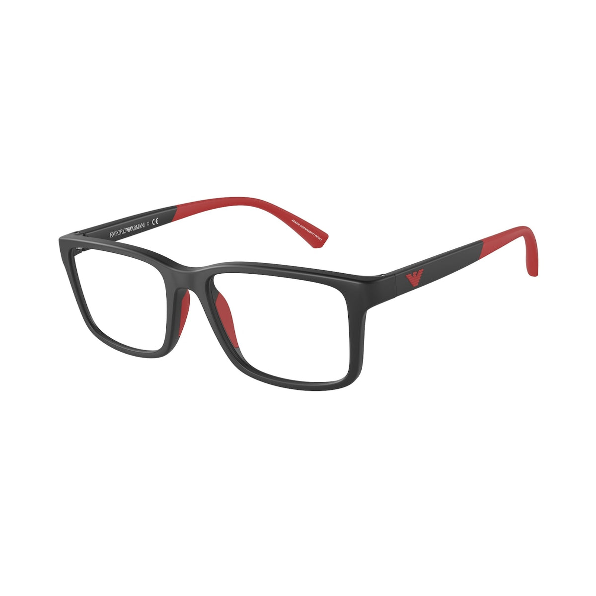 Emporio Armani Men's Sunglasses  Black Demo Lens Plastic Plastic  0EA3203 5001 48