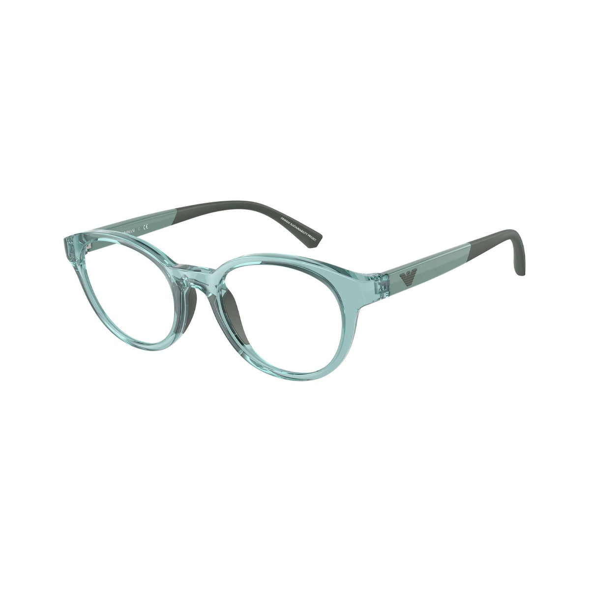 Emporio Armani Women's Sunglasses  Light Blue Demo Lens Plastic Plastic  0EA3205 5741 44