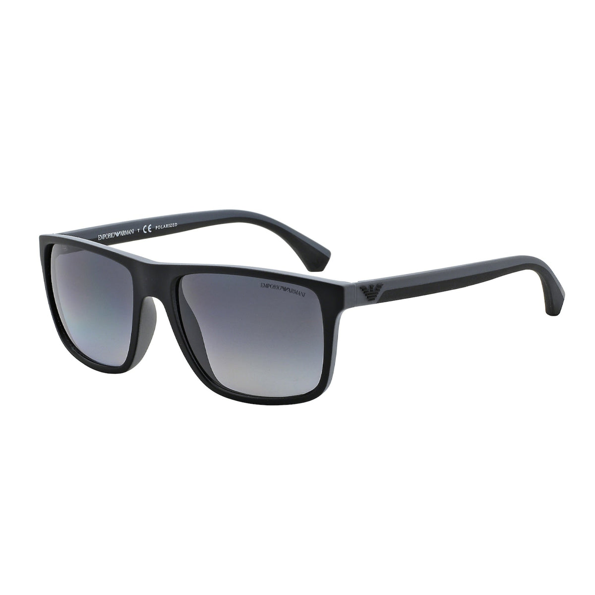 Emporio Armani Men&#39;s Sunglasses  Black Gradient Grey Polar Plastic Plastic  0EA4033 5229T3 56