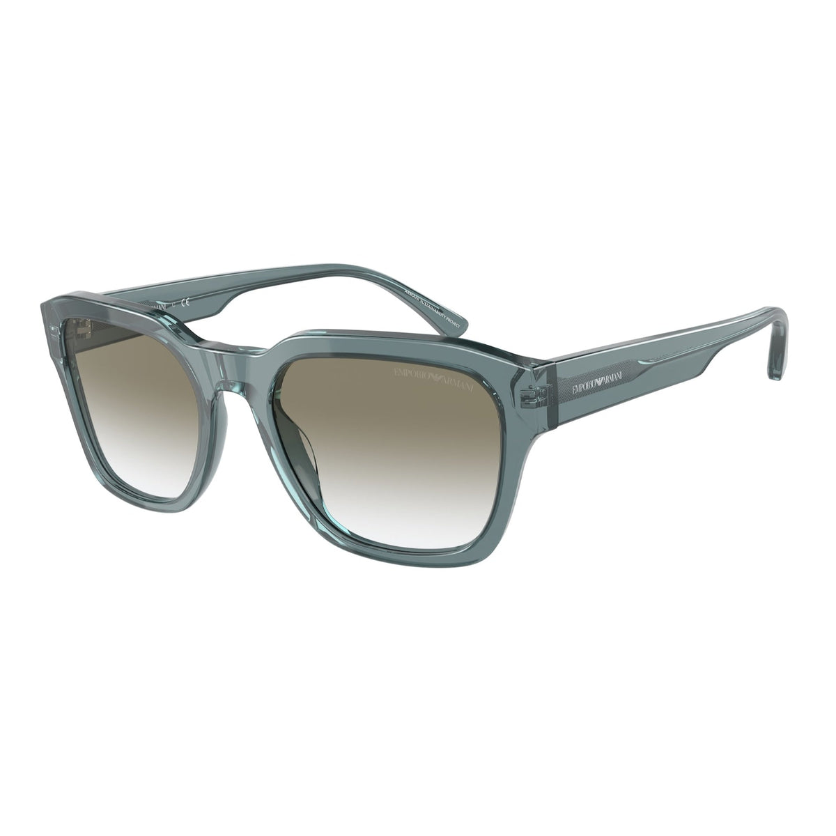 Emporio Armani Men's Sunglasses  Blue Gradient Light Grey Plastic Plastic  0EA4175 59118E 55