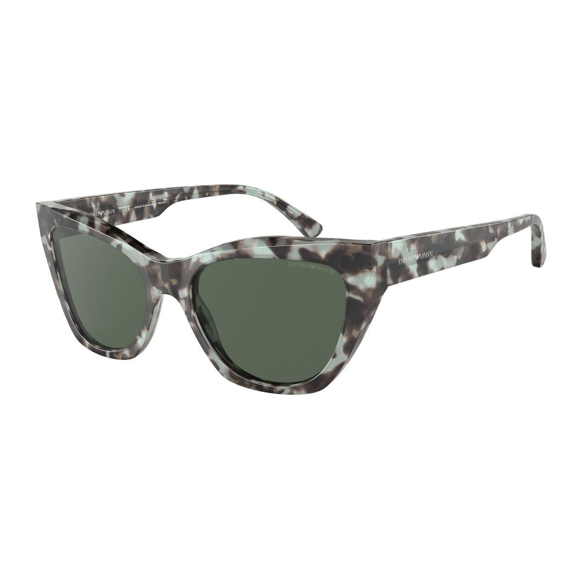 Emporio Armani Women's Sunglasses  Havana Green Plastic Plastic  0EA4176 509771 54