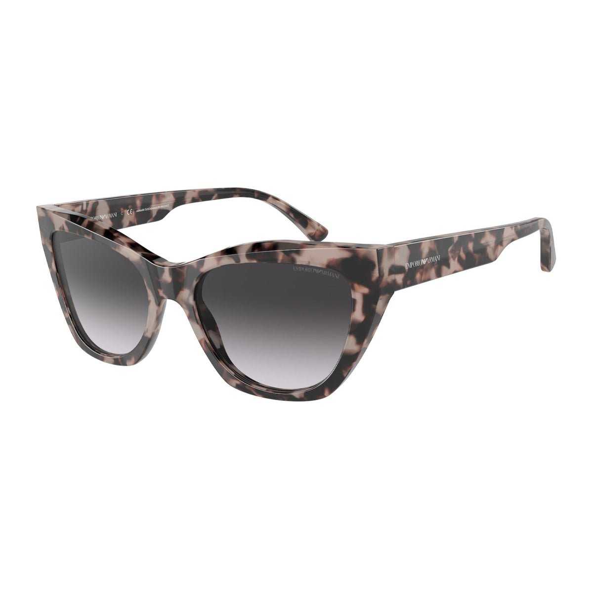 Emporio Armani Women's Sunglasses  Havana Gradient Grey Plastic Plastic  0EA4176 54108G 54
