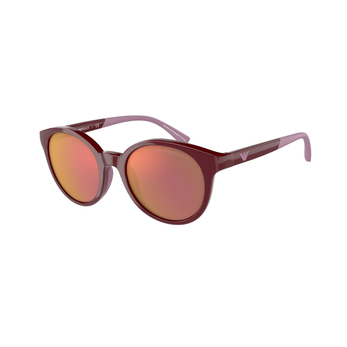 Emporio Armani Women's Sunglasses  Red Dark Violet Mirror Red Plastic Plastic  0EA4185 5077D0 47