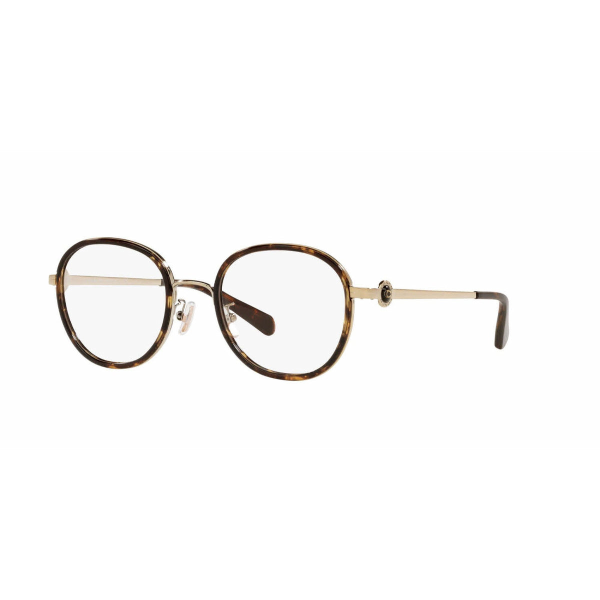 Coach Women's Sunglasses  Havana Demo Lens Metal Metal  0HC5129 5120 51