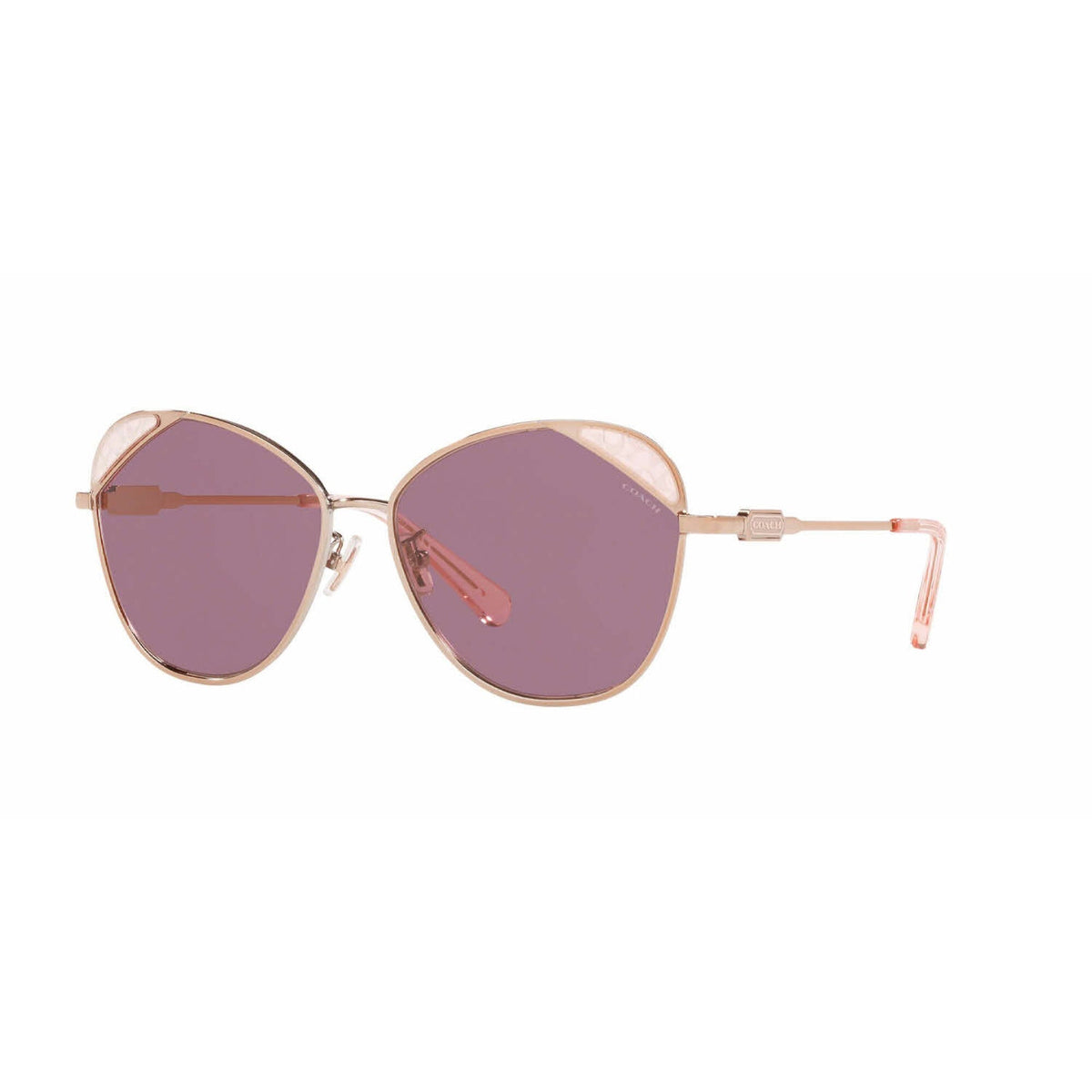 Coach Women's Sunglasses L1167 Pink Red Metal Metal  0HC7119 93676G 59