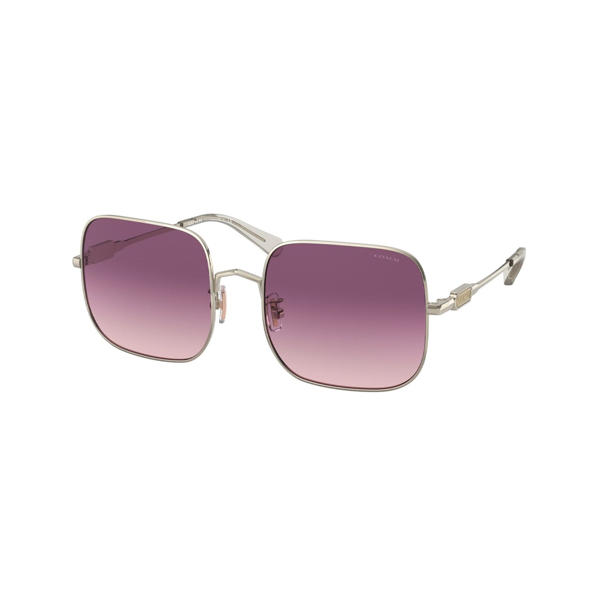 Coach Women's Sunglasses L1169 Gold Violet Purple Pink Gradient Metal Metal  0HC7120 93477W 55