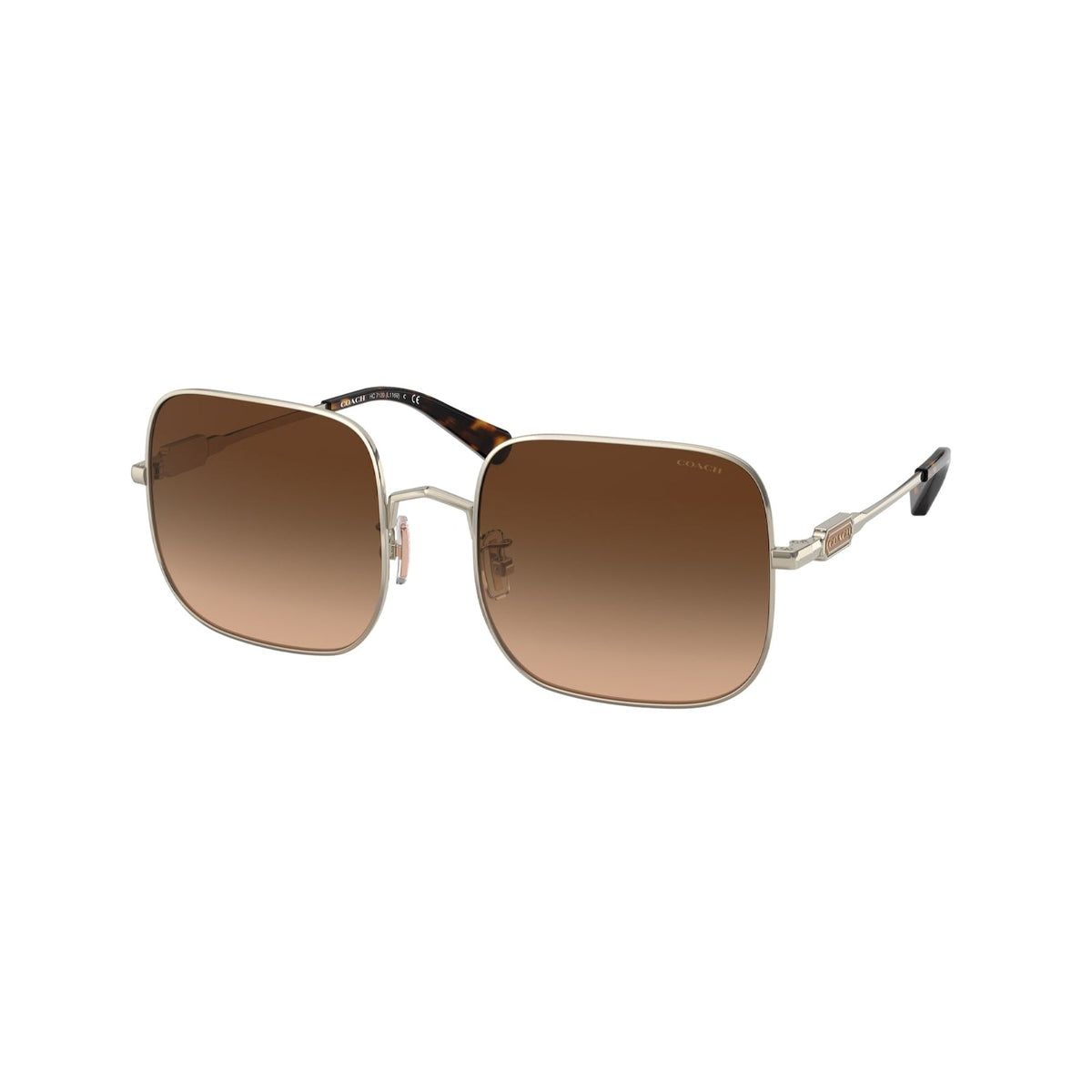 Coach Women's Sunglasses L1169 Gold Brown Gradient Metal Metal  0HC7120 935674 55