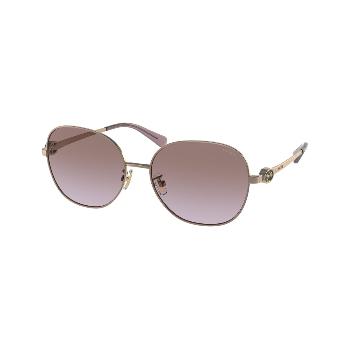 Coach Women's Sunglasses C3444 Pink Violet Gradient Flash Metal Metal  0HC7123 933194 57