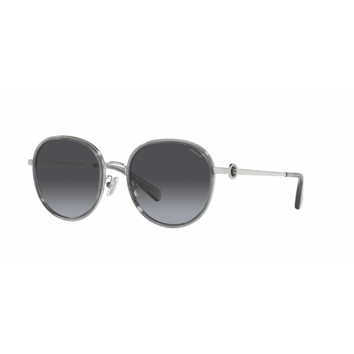 Coach Women's Sunglasses C6179 Grey Grey Gradient Metal Metal  0HC7129 56488G 54