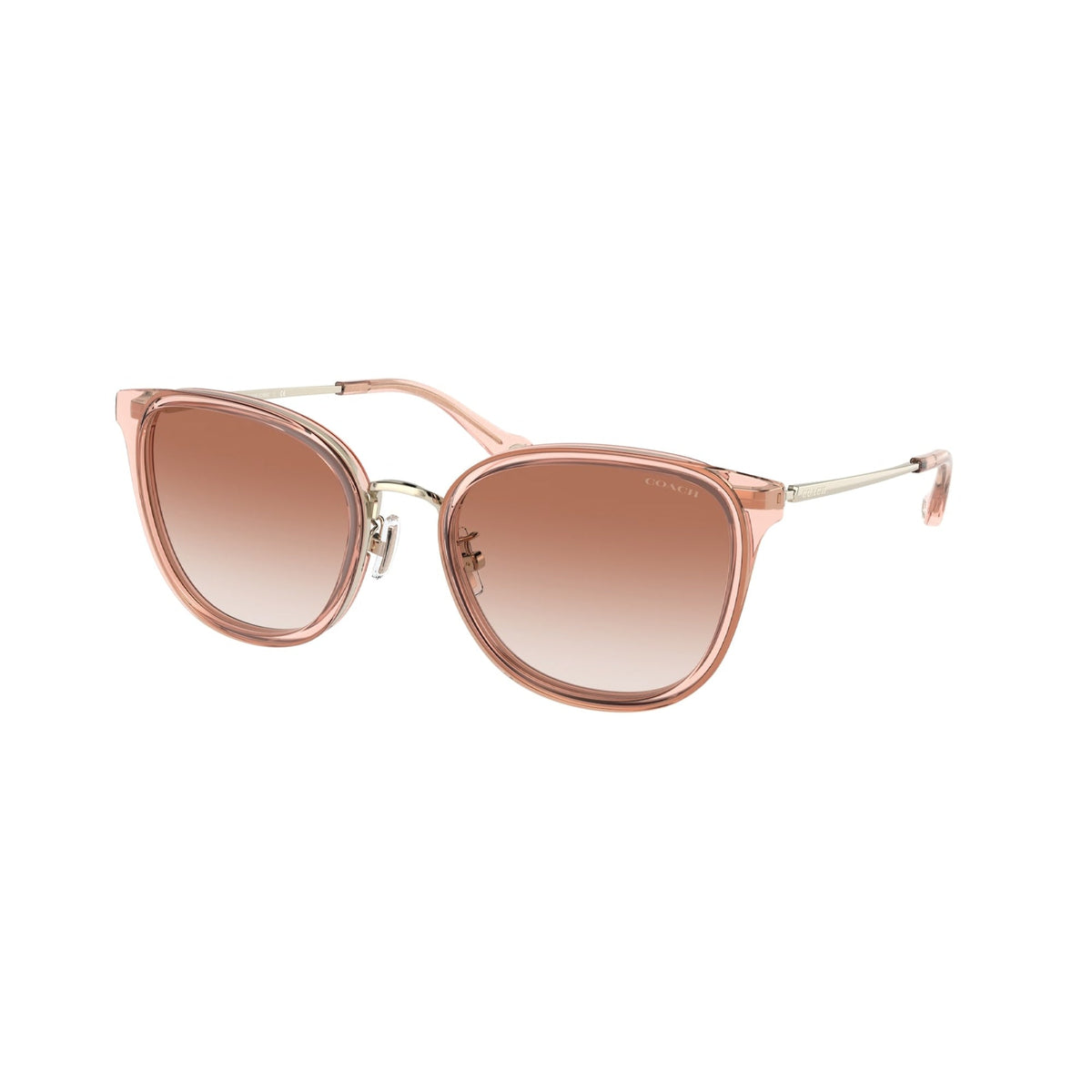 Coach Women's Sunglasses C7999 Pink Rose Gradient Metal Metal  0HC7135 566813 54